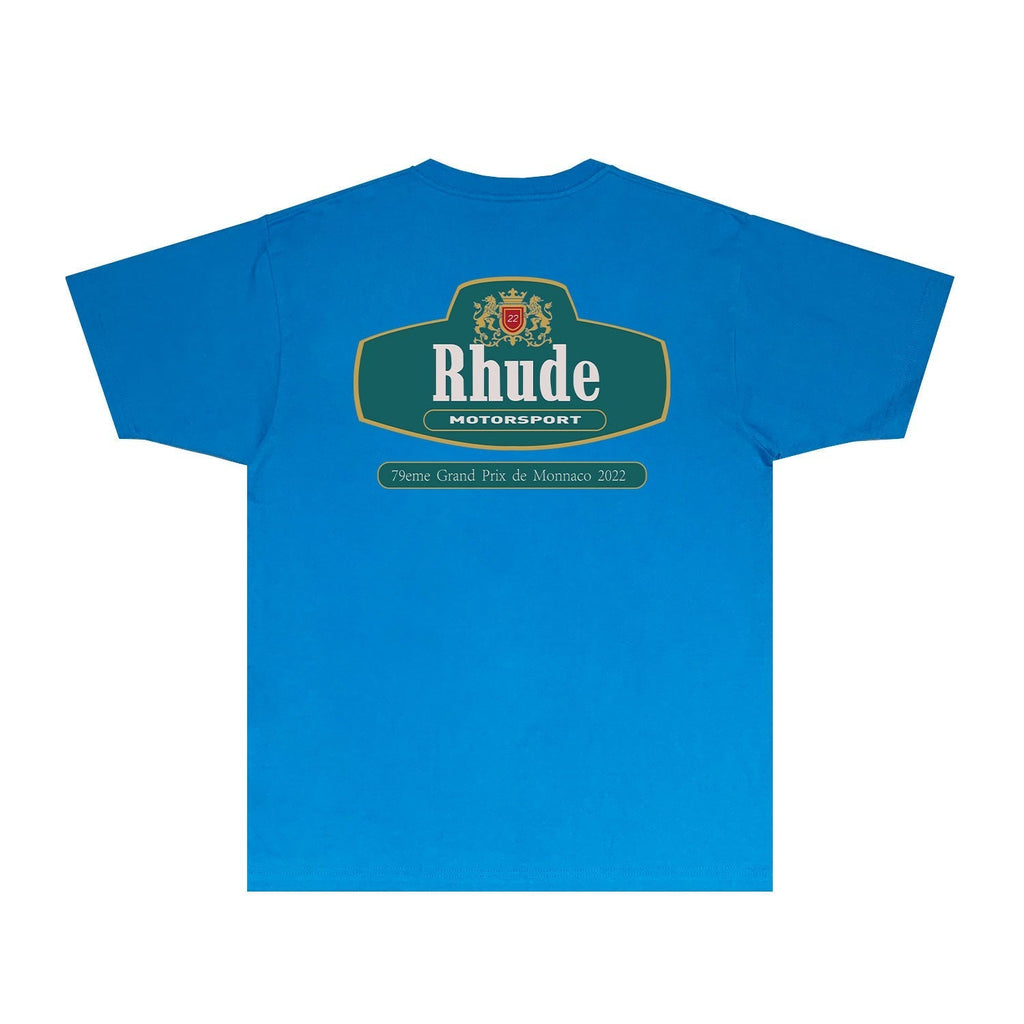 Rhude T-shirts Printed Trendy Pure Cotton