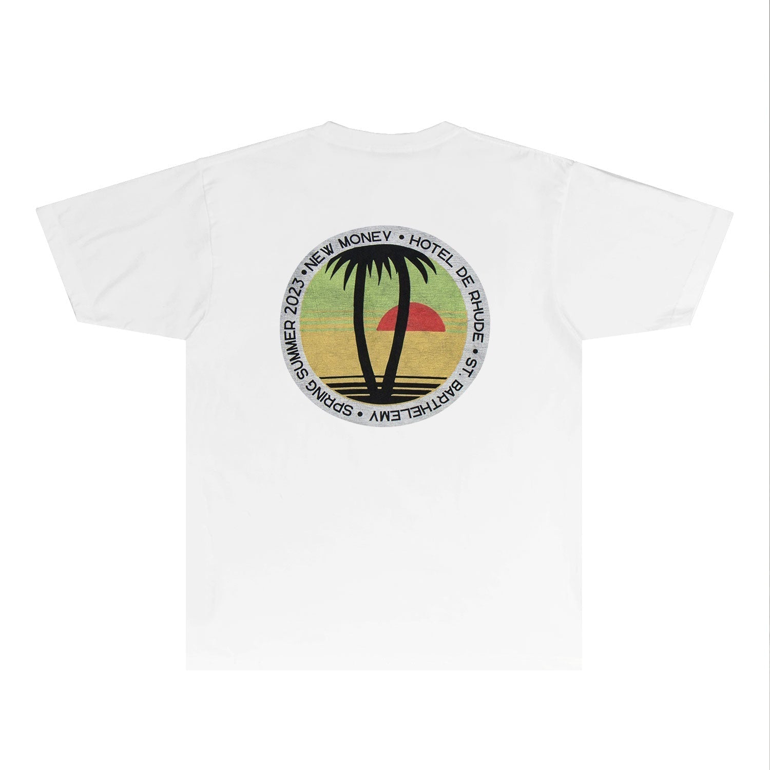 Rhude T-shirts Printed Trendy Pure Cotton