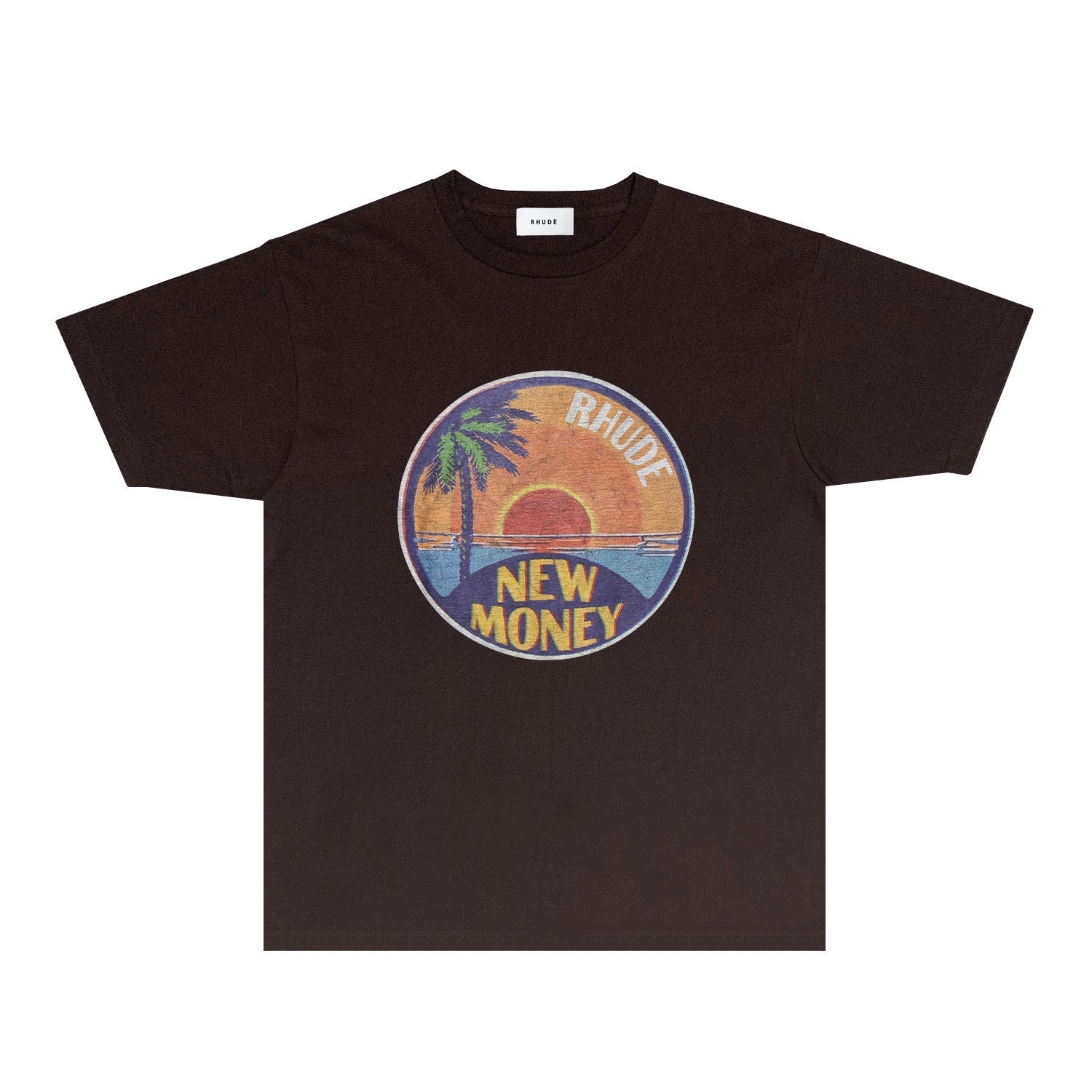 Rhude T-shirts Printed Trendy Pure Cotton