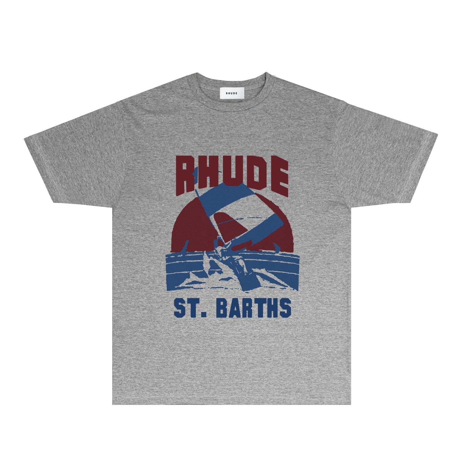 Rhude T-shirts Printed Trendy Pure Cotton