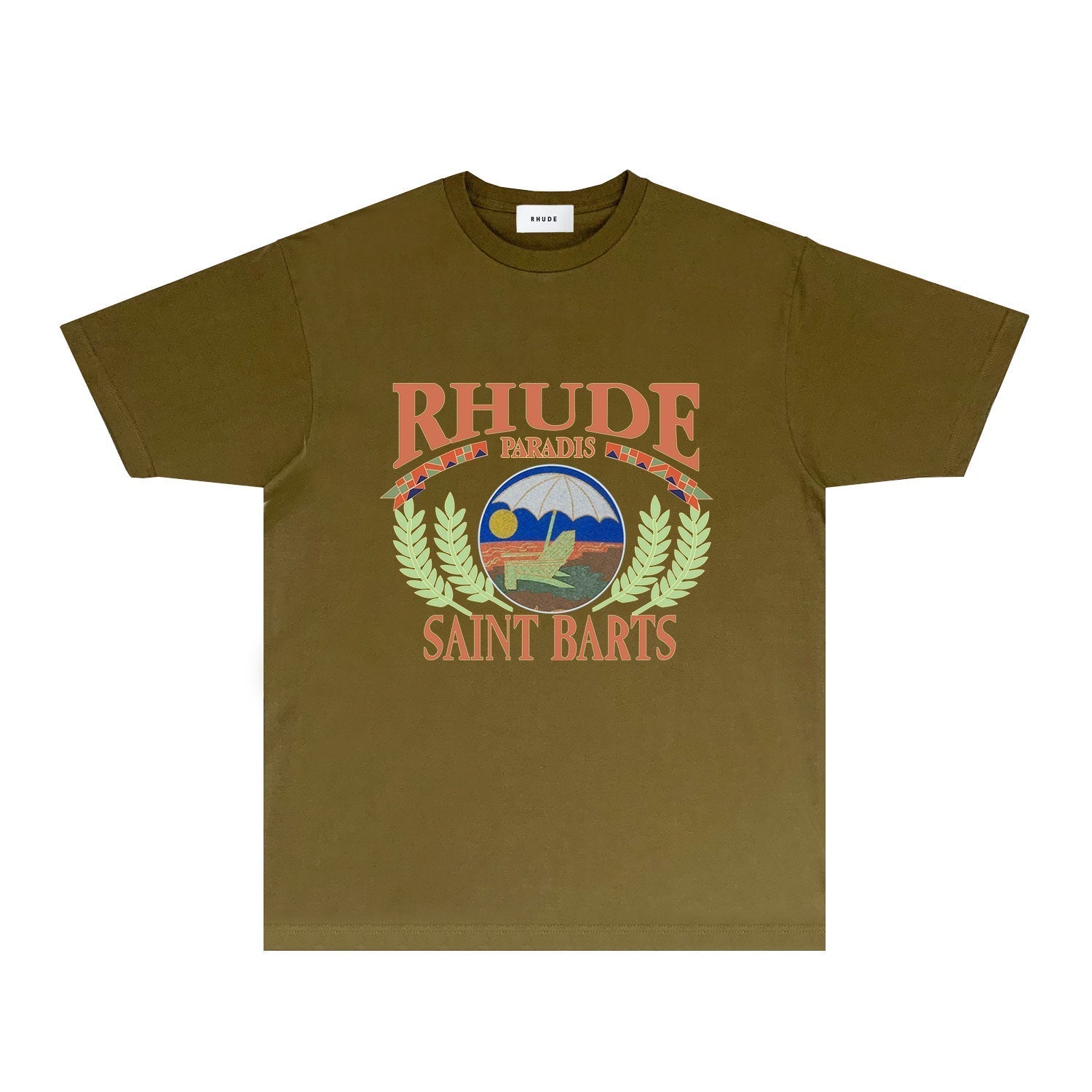Rhude T-shirts Printed Trendy Pure Cotton