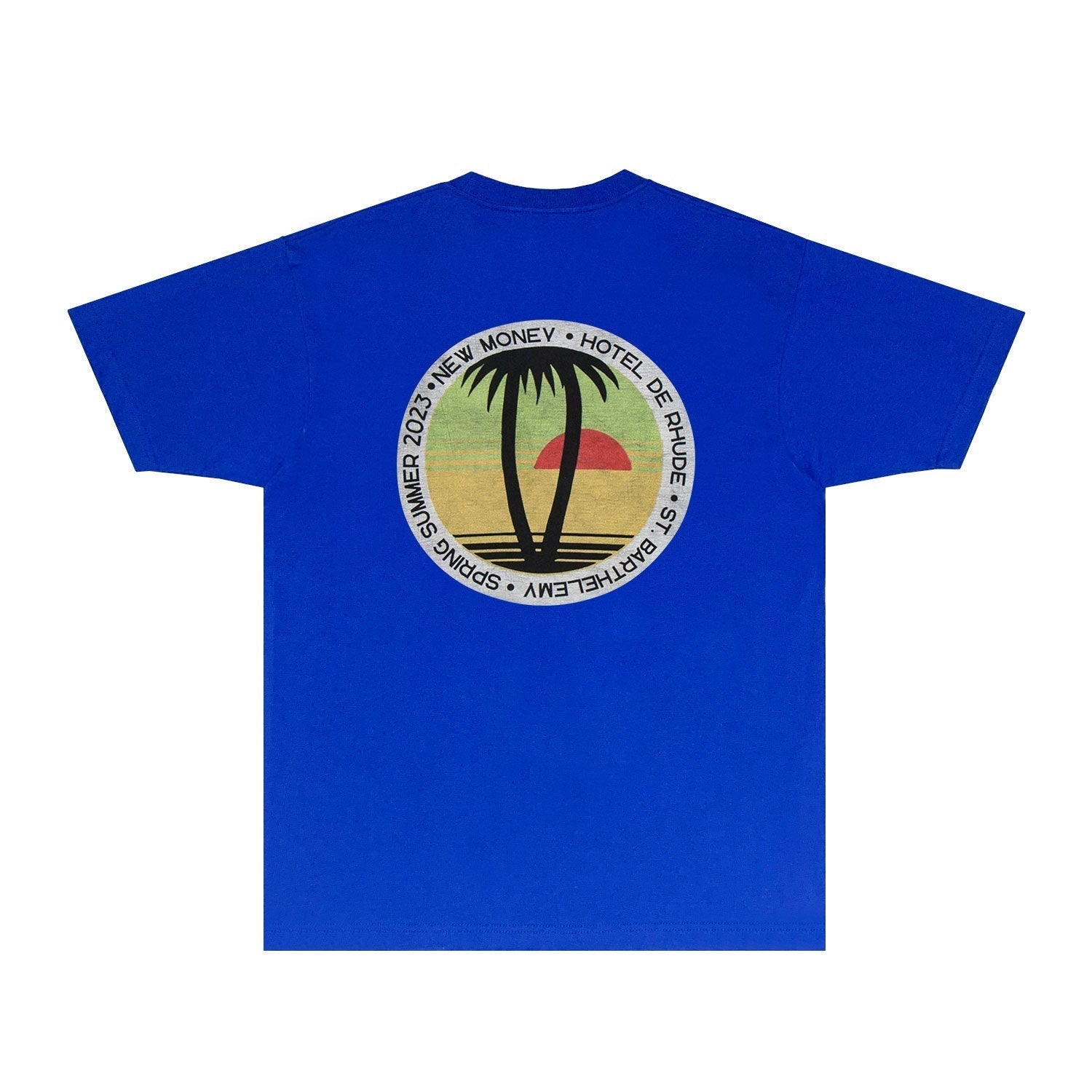 Rhude T-shirts Printed Trendy Pure Cotton