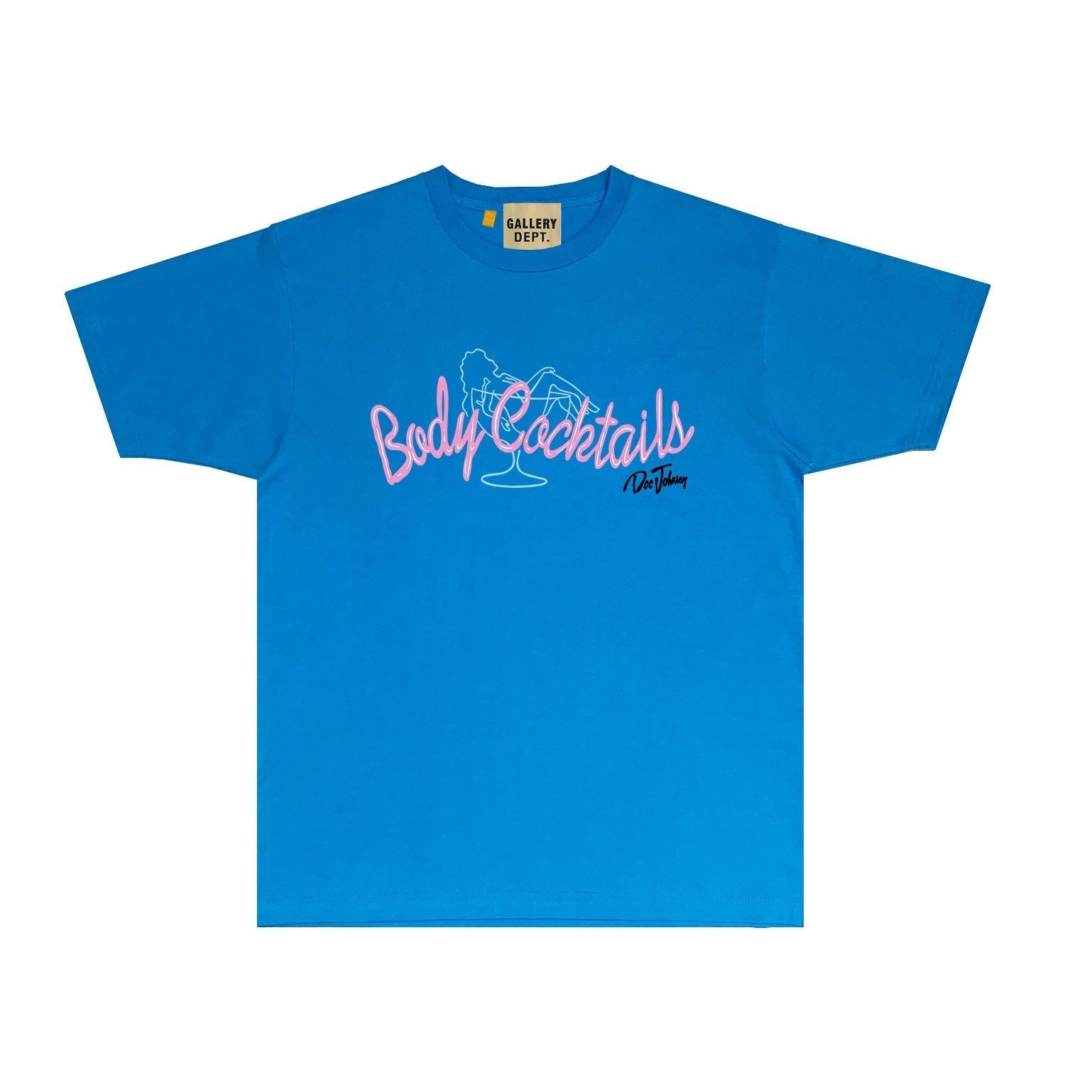 Gallery Dept T Shirt Retro Printed Loose Short-Sleeved Shirt