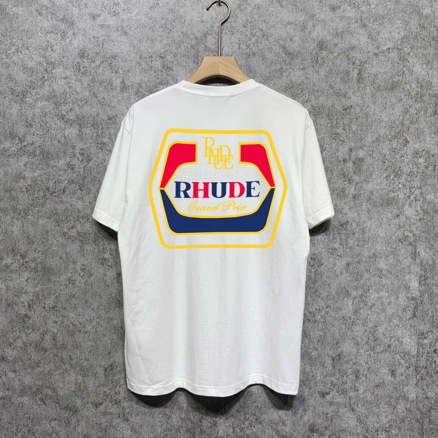 Rhude T-shirts Printed Trendy Pure Cotton