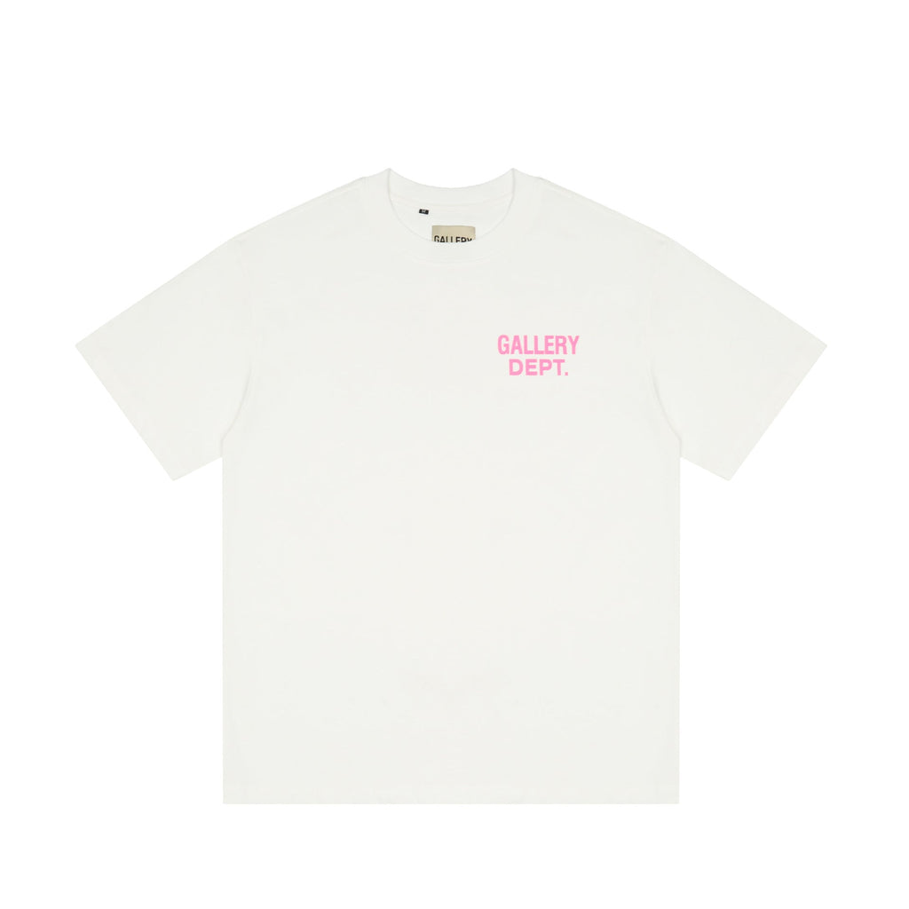 Gallery Dept T-shitrs Letter Print Short-Sleeve plus Size for Men and Women