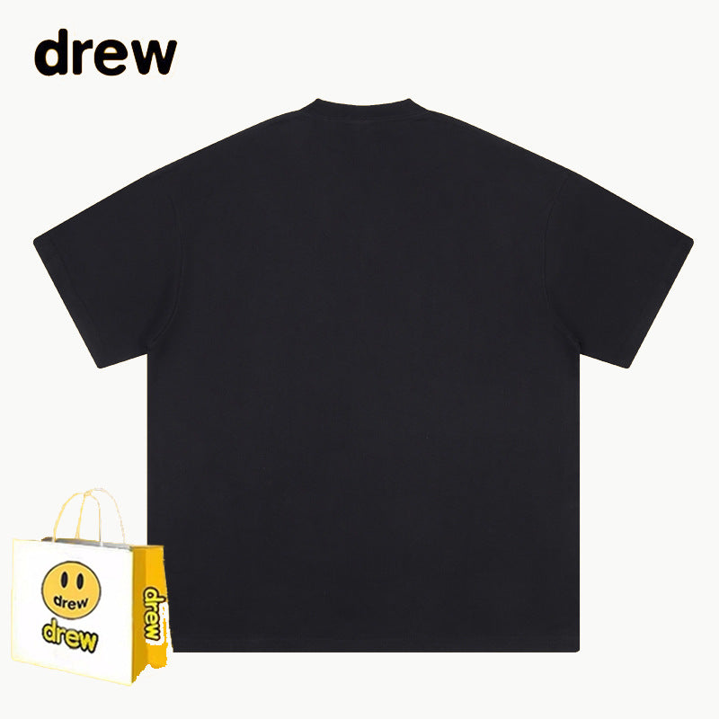 Drew T-shirts T-shirt Short Sleeve Loose round Neck Short Sleeve