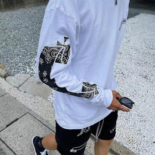 Askyurself T-shirts Printed Long Sleeve T-shirt for Men and Women
