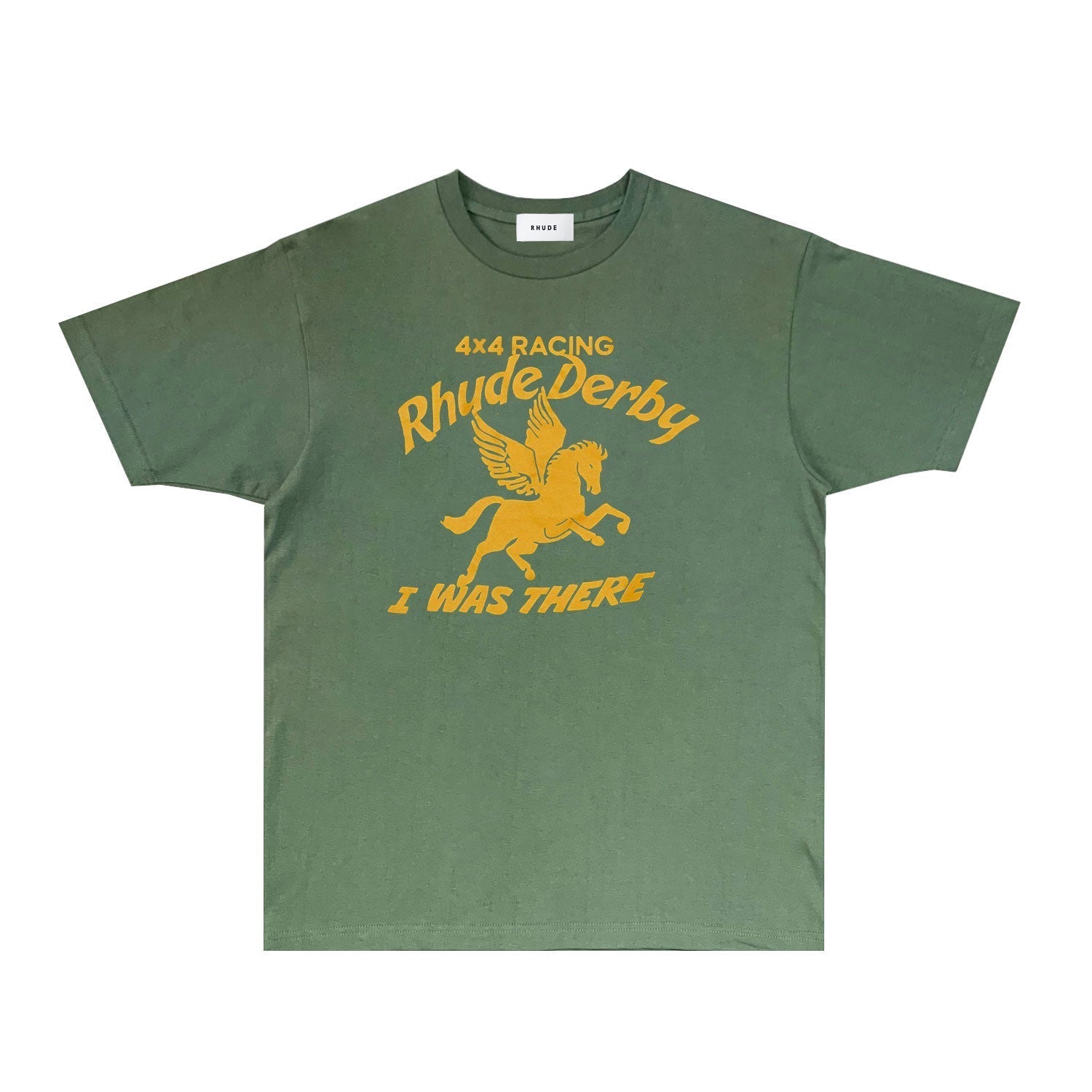 Rhude T-shirts Printed Trendy Pure Cotton